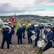 Tønsberg Janitsjarkorps på Tønsberg Slottsfjellet